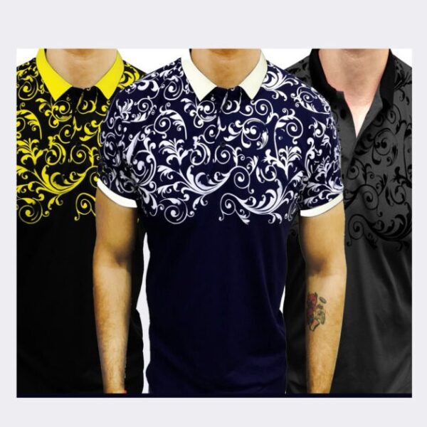 Pack of Three Polo Style T-shirt