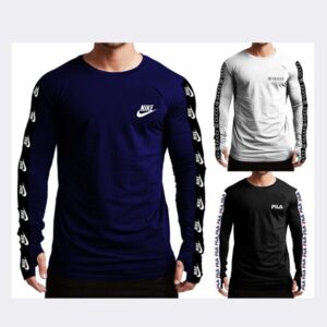 Pack of Three Printed Sleeves T-shirts